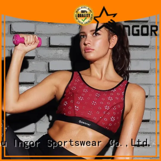 INGOR online white and black sports bra on sale for girls