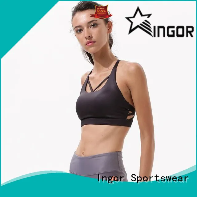 INGOR strappy royal blue sports bra on sale for sport