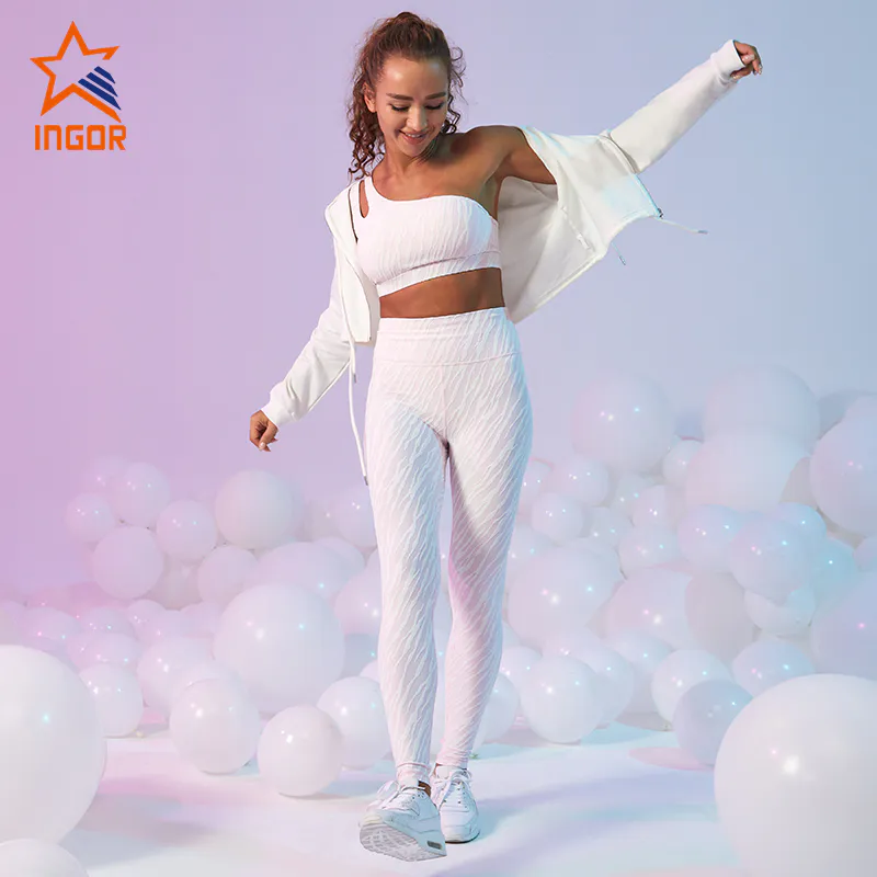 Wholesale Women High Quality Gym Fitness Sets Solid Color Yoga Wide Leg  Pants with Waist Drawstring - China Yoga Set and Sport Suit price