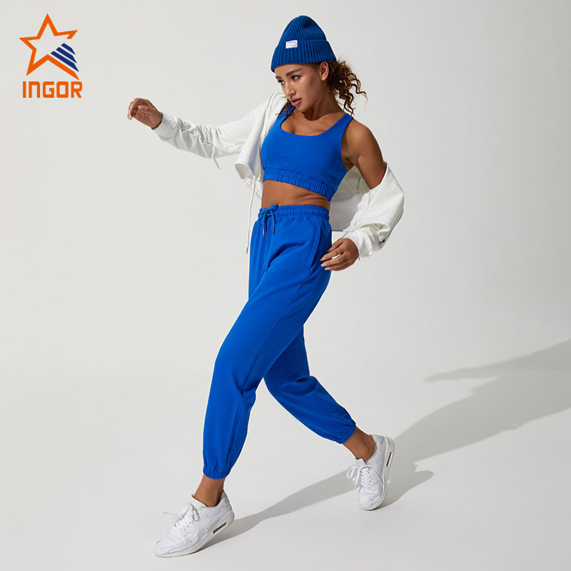 Ingorsports Custom Logo Sexy Sports Gym Yoga-legging voor vrouwen Fitnesskleding Gymkleding Sportkleding Yogaset