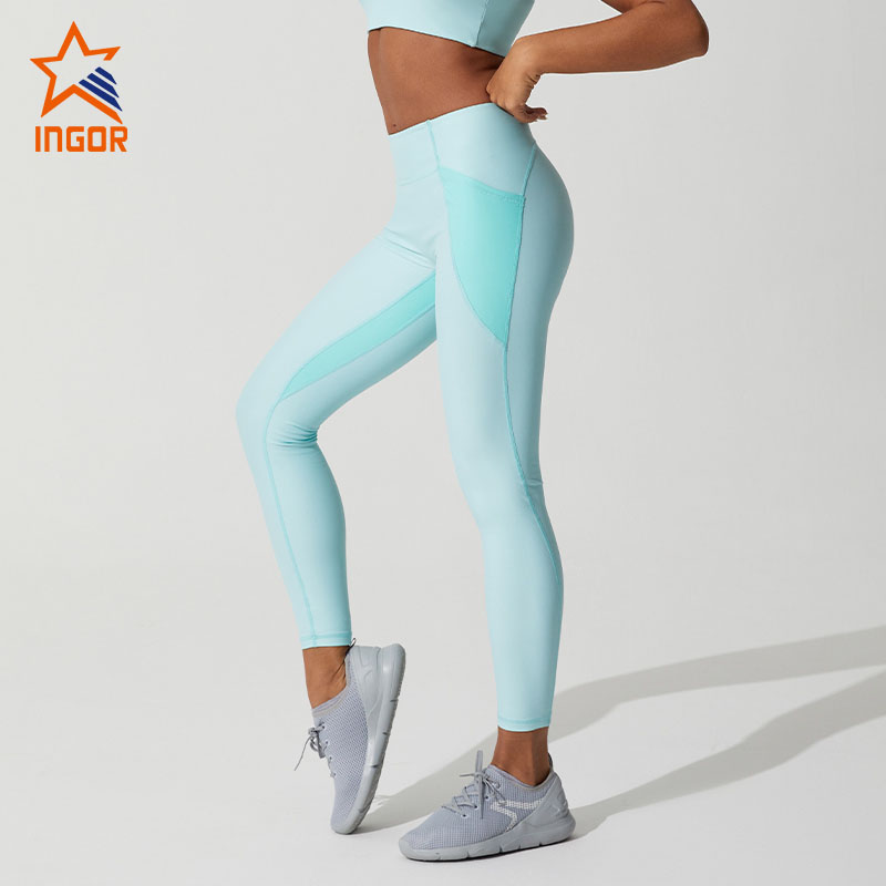 INGOR personalized best yoga clothing brand factory price for gym