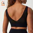 custom sports bra for running black on sale at the gym
