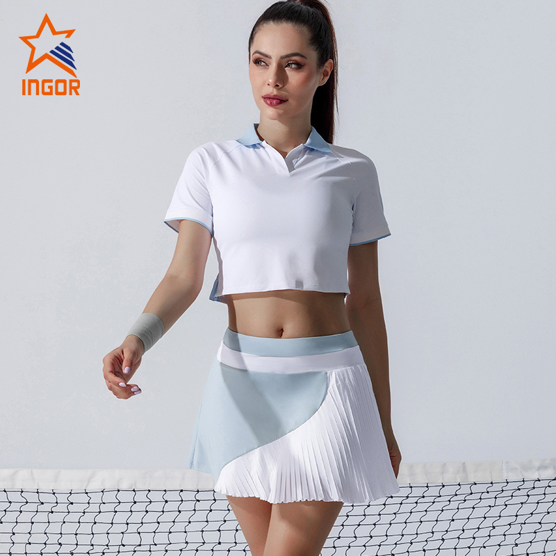 Ingorsports Contrast Color Block Design Tennis Skirt with Dry Fit Function  Fabric Activewear Wholesale Factory Sports Running Fitness Workout Wear -  China Skirts and Wholesale Tennis Skirts price
