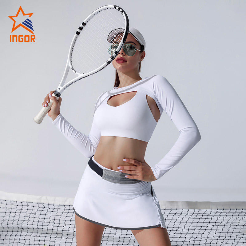 Ingorsports Customize Design Girls Tennis Clothing Wholesale School Women Skating Tennis Wear