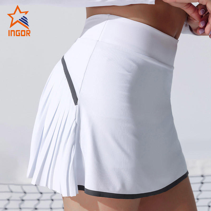 Ingorsports Customize Design Girls Tennis Clothing Wholesale School Women Skating Tennis Wear