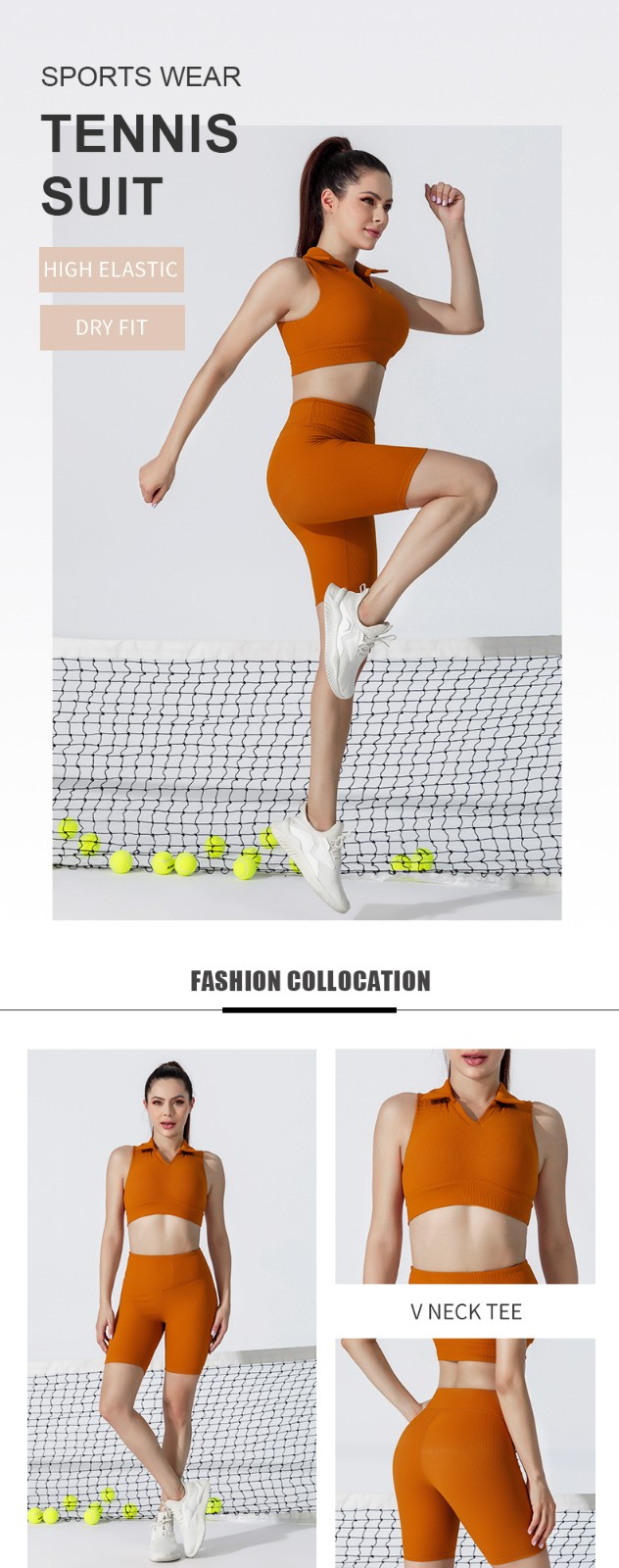 custom tennis wear ladies supplier for yoga-2