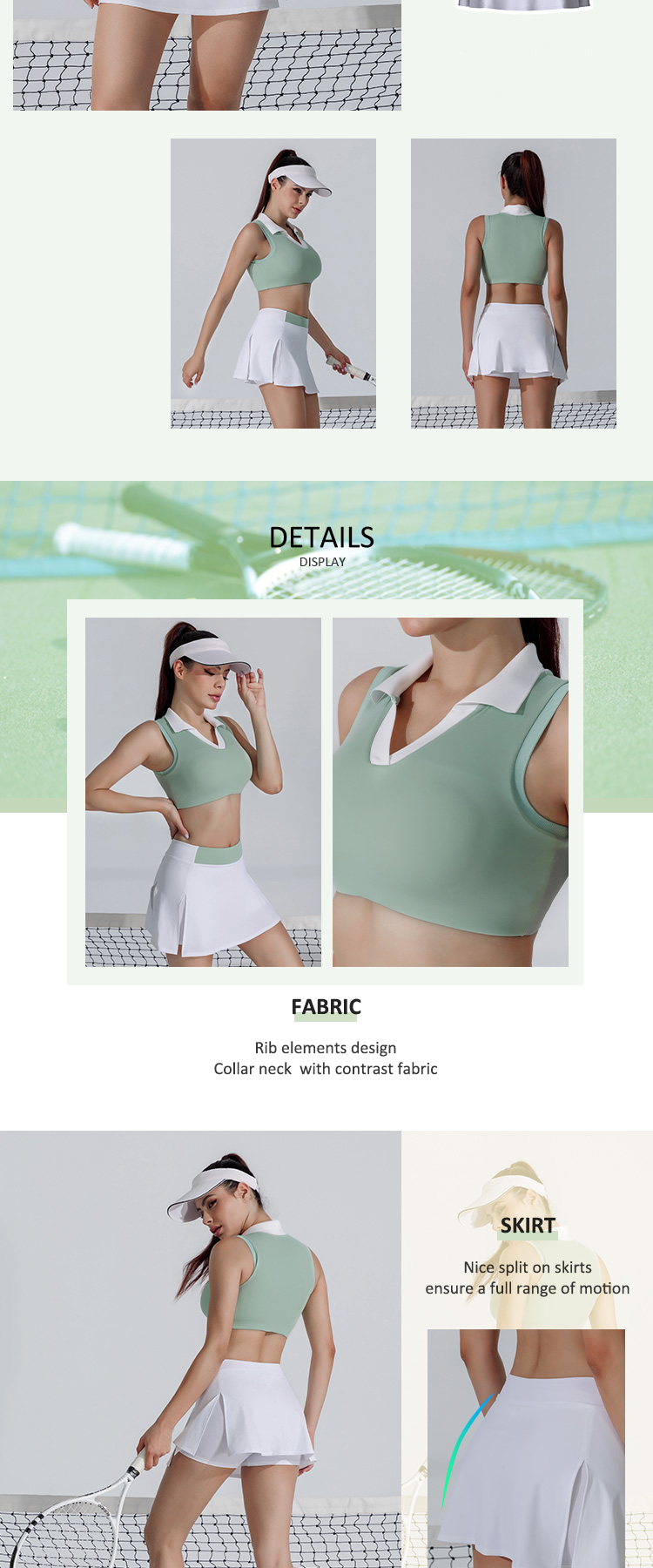 INGOR woman tennis wear production at the gym-3