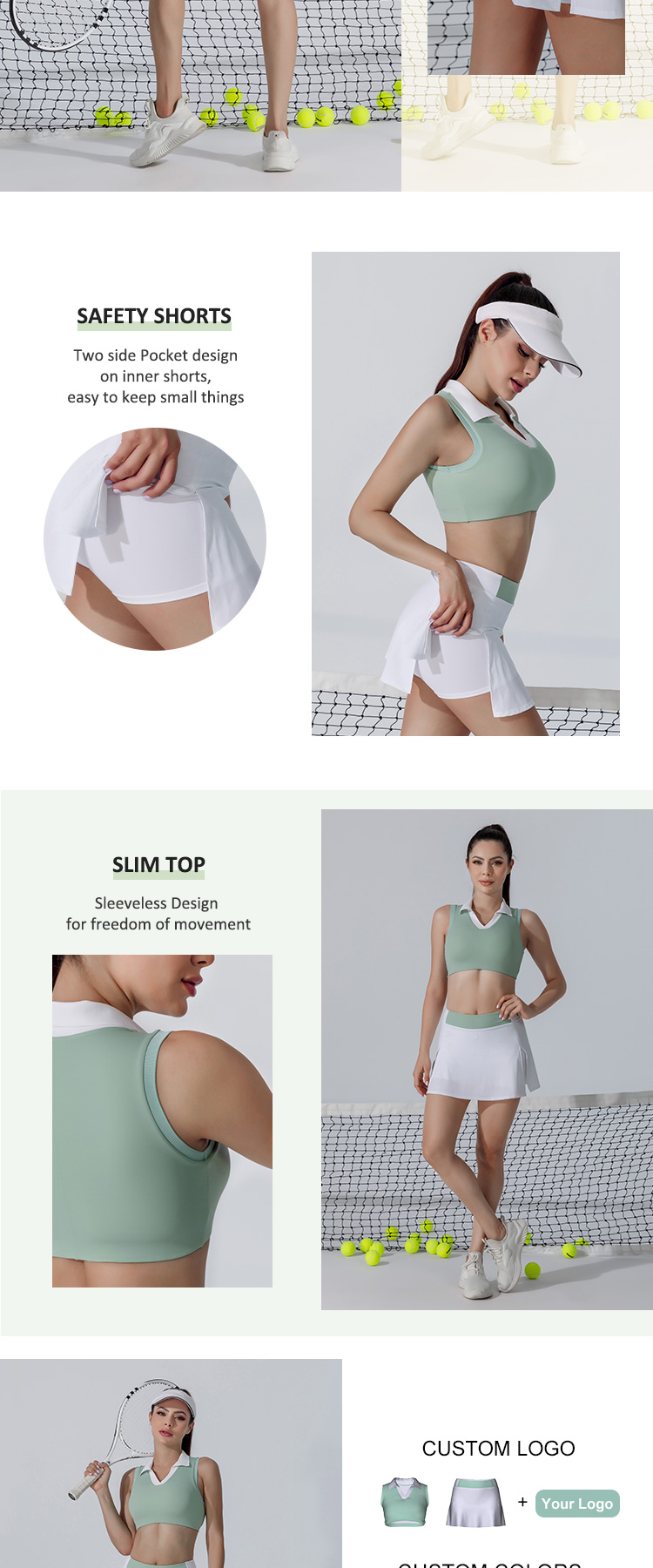 INGOR woman tennis wear production at the gym-4