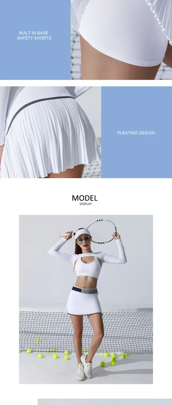 soft woman tennis clothes for sport