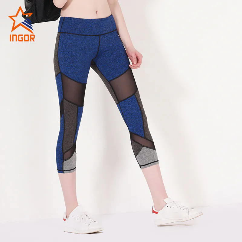 Ingorsports GYP16005 Women Gym Capri Pants Workout