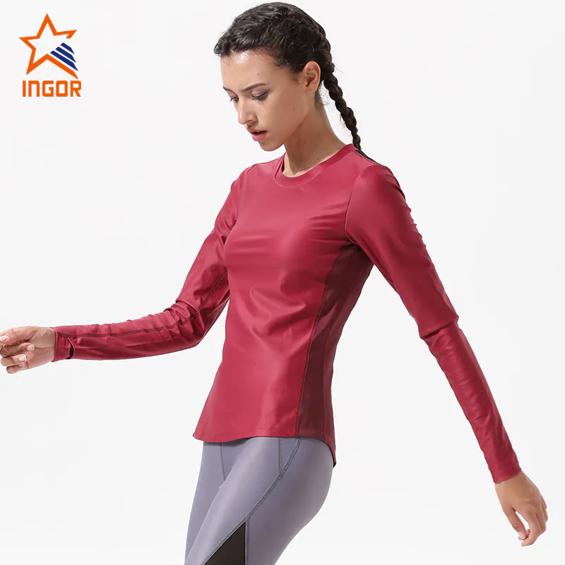 Ingorsports Women Custom Sports Tee Shirts Design Sweatshirt Y1921F02