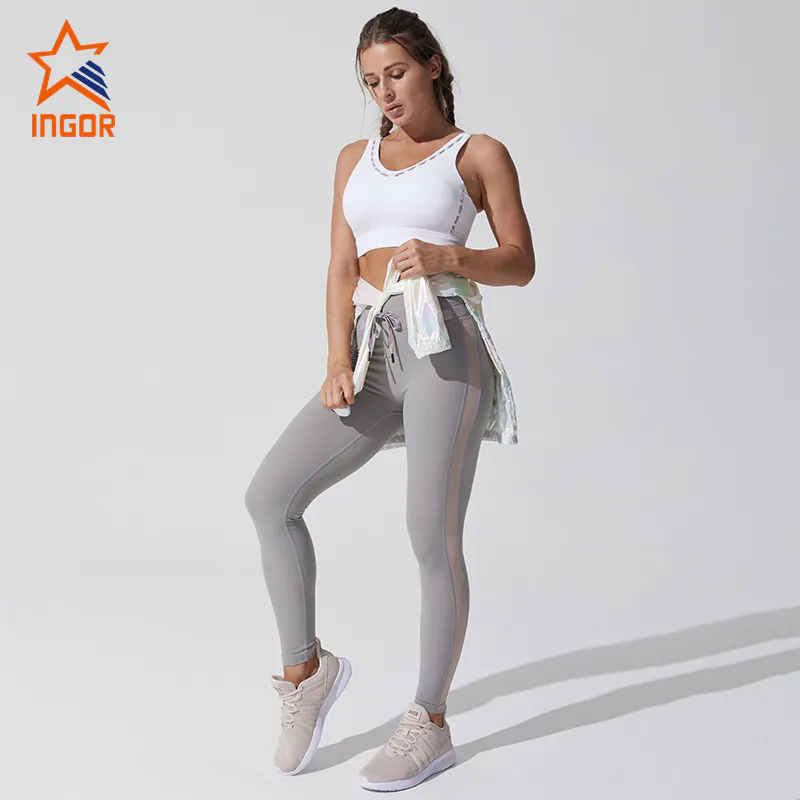 Ingorsports Women Sports Fitness Clothing Sport Wear 2 Piece Workout Set Women Seamless Gym Yoga Wear