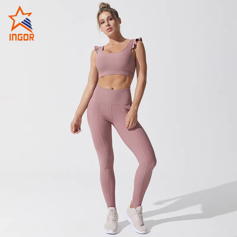Ingorsports OEM Fitness Gym Wear Bra & Legging Workout Custom High Quality Wholesale Women Activewear Athletic Sports Wear