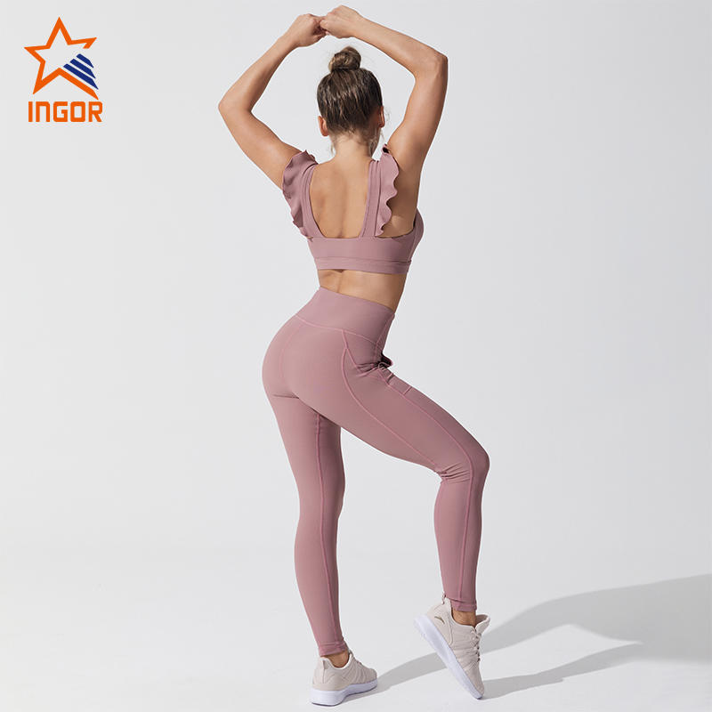 Ingorsports OEM Fitness Gym Wear Bra & Legging Workout Custom High Quality Wholesale Women Activewear Athletic Sports Wear