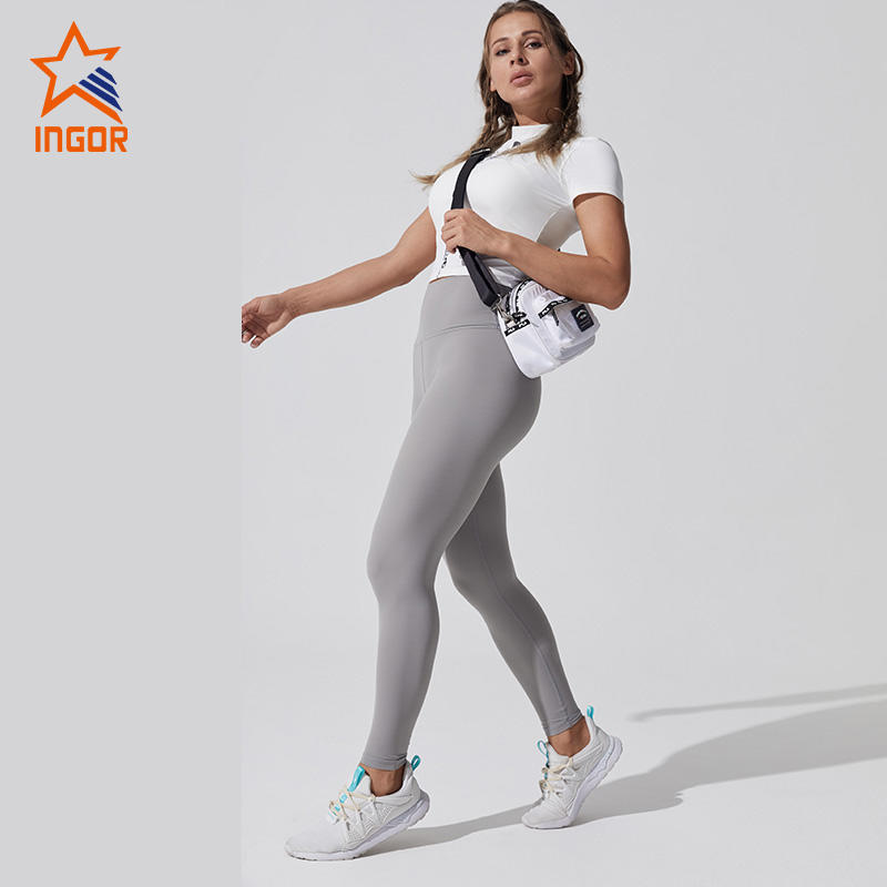Ingorsports Customized Wholesale 2 Piece Yoga Wear Ladies Fitness Wear Sportswear Yoga Wear Fitness Wear