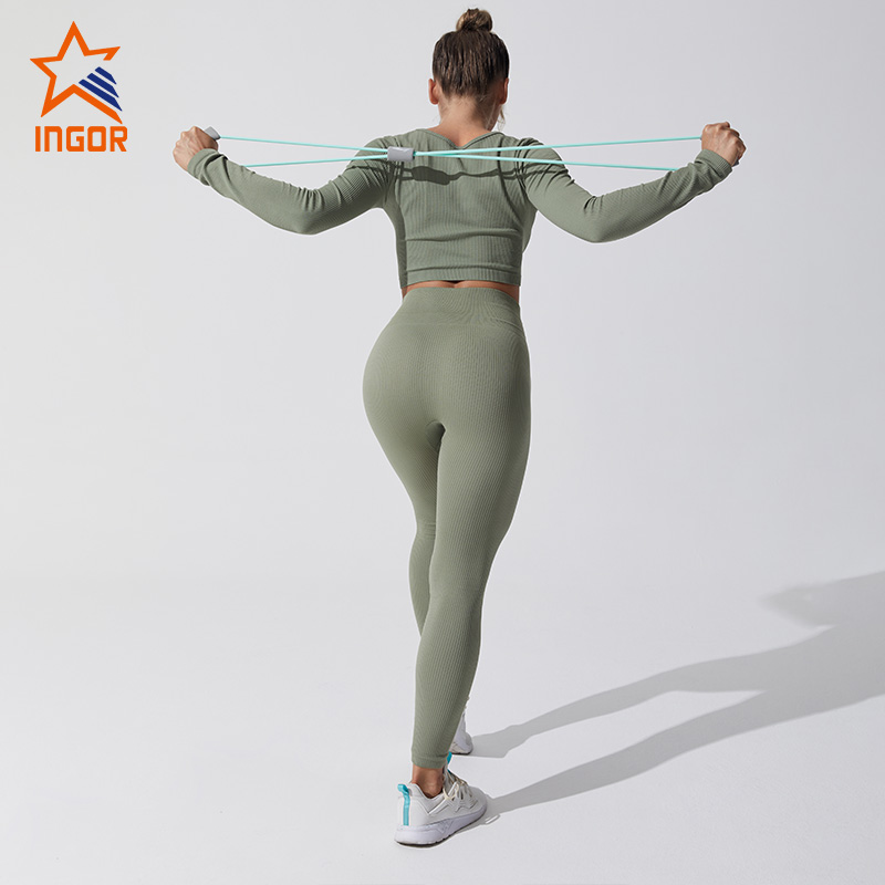 INGOR online eco yoga wear bulk production for gym-2
