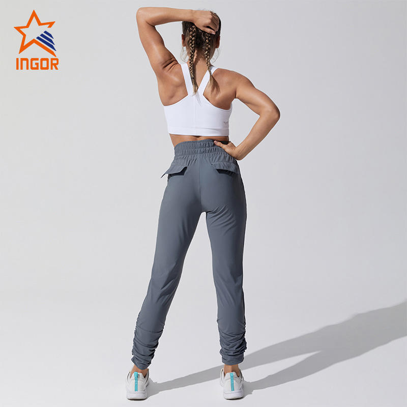 Ingrosports Custom Tracksuit Women Activewear Cargo Jogger Set Sportswear