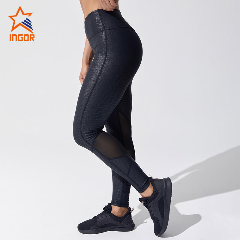 Ingorsports Custom Wholesale Fashion Women Ladies Gym Wear Set Activewear Fitness Yoga Sportswear