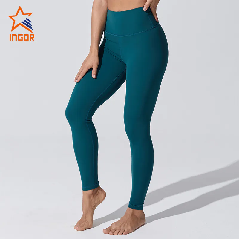 Ingorsports Ladies Seamless Sportswear Active Wear Gym Wear Fitness Top and Legging Yoga Wear Activewear