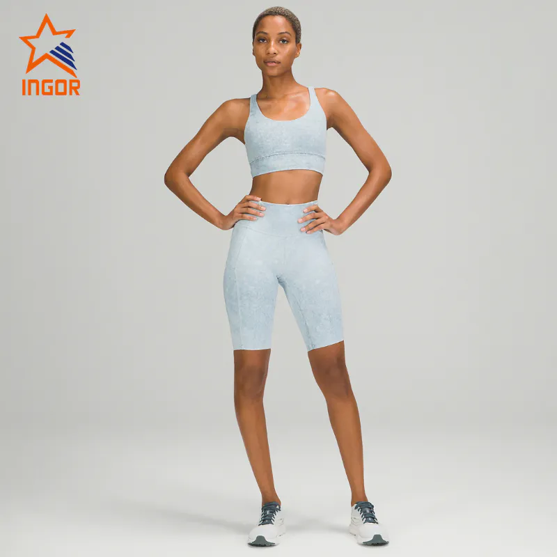 Ingorsports Women's Custom Seamless Sports High Waist Skinny Shorts