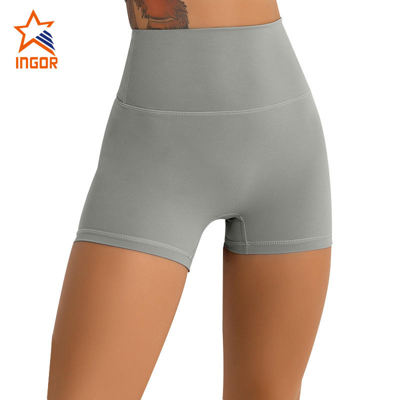 Ingorsports Recycled Fabric Yoga Shorts Wholesale Custom Style Sport Shorts