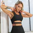 soft high impact sports bra longline with high quality for girls