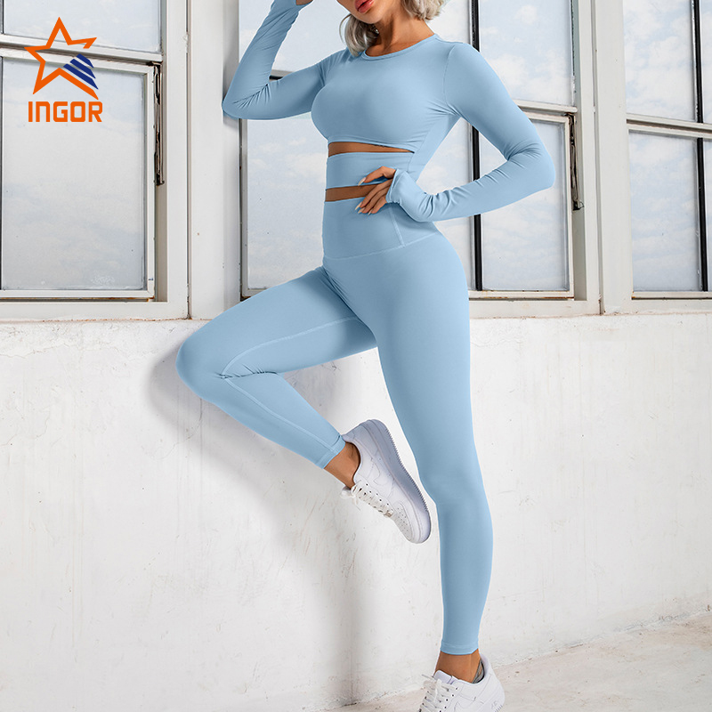 INGOR soft recycled fabric wholesale to enhance the capacity of sports for ladies-1