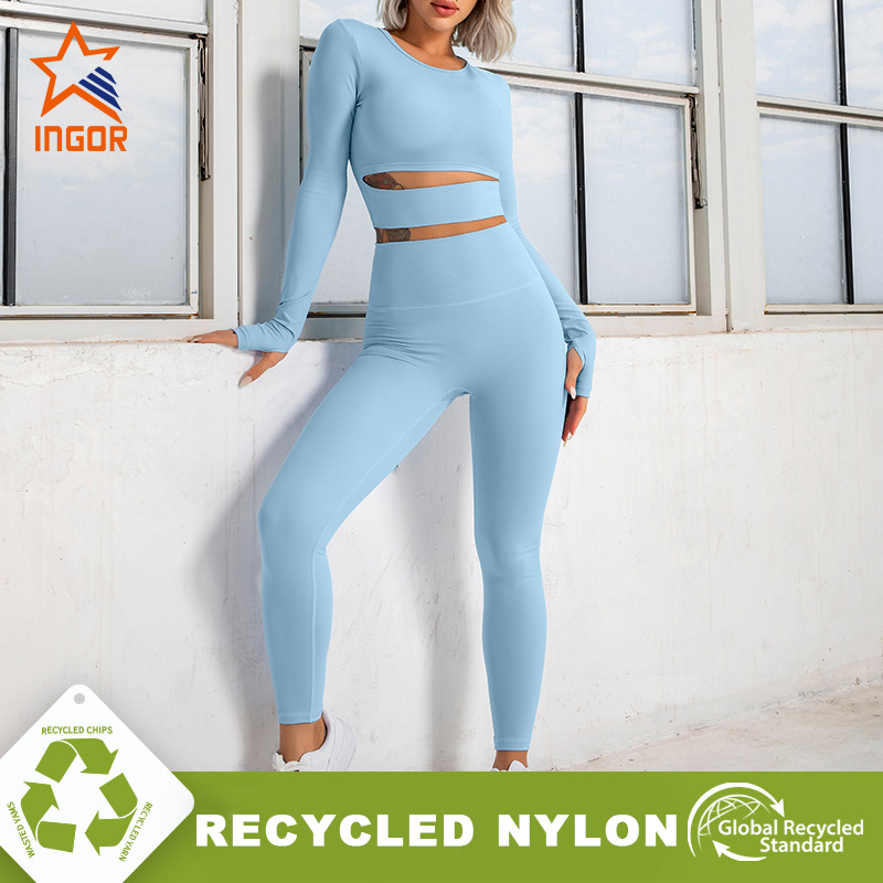 INGOR recycled nylon fabric suppliers with high quality at the gym