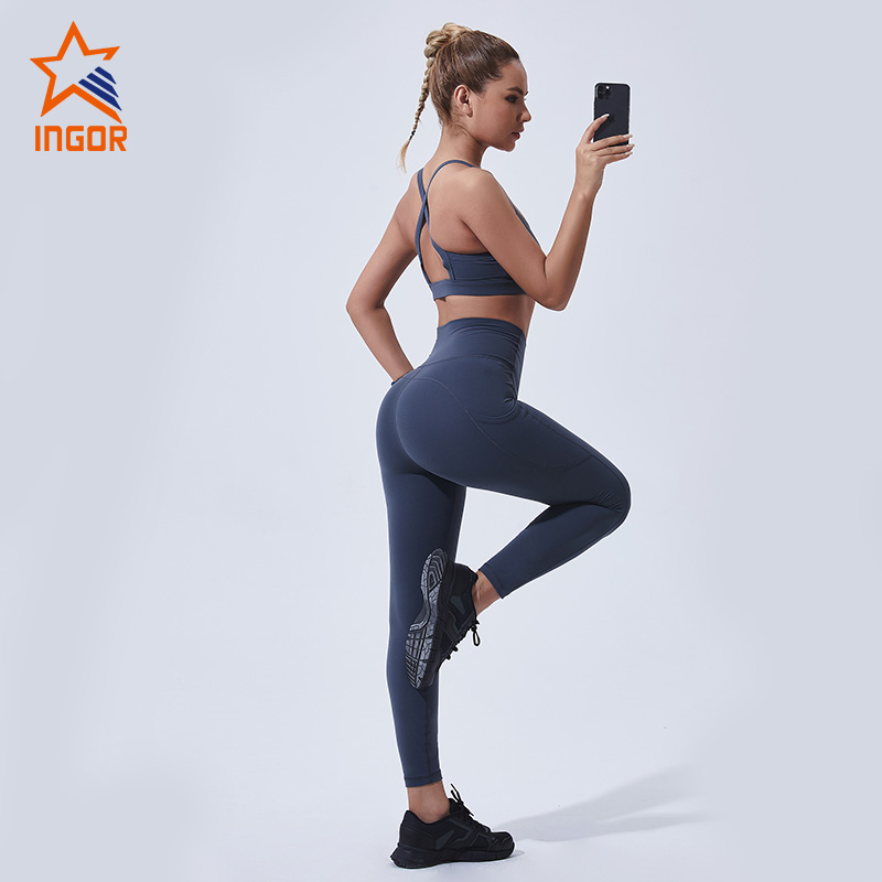 INGOR online yoga shorts outfit marketing for women-2