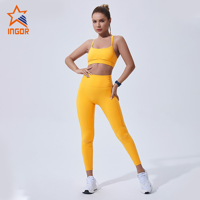 INGOR fashion yoga workout outfits owner for sport-2