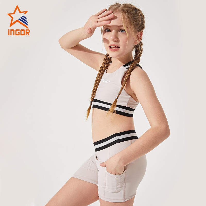 Ingorsports OEM & ODM Wholesale Children Sportswear Kids Activewear Gym Wear