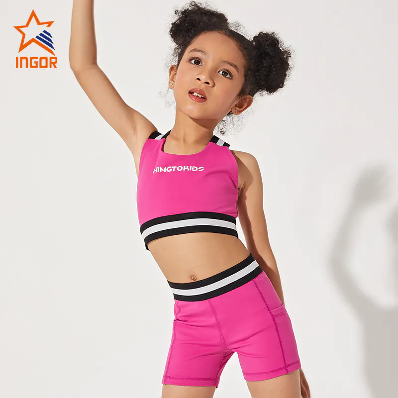 Ingorsports OEM & ODM Wholesale Children Sportswear Kids Activewear Gym Wear