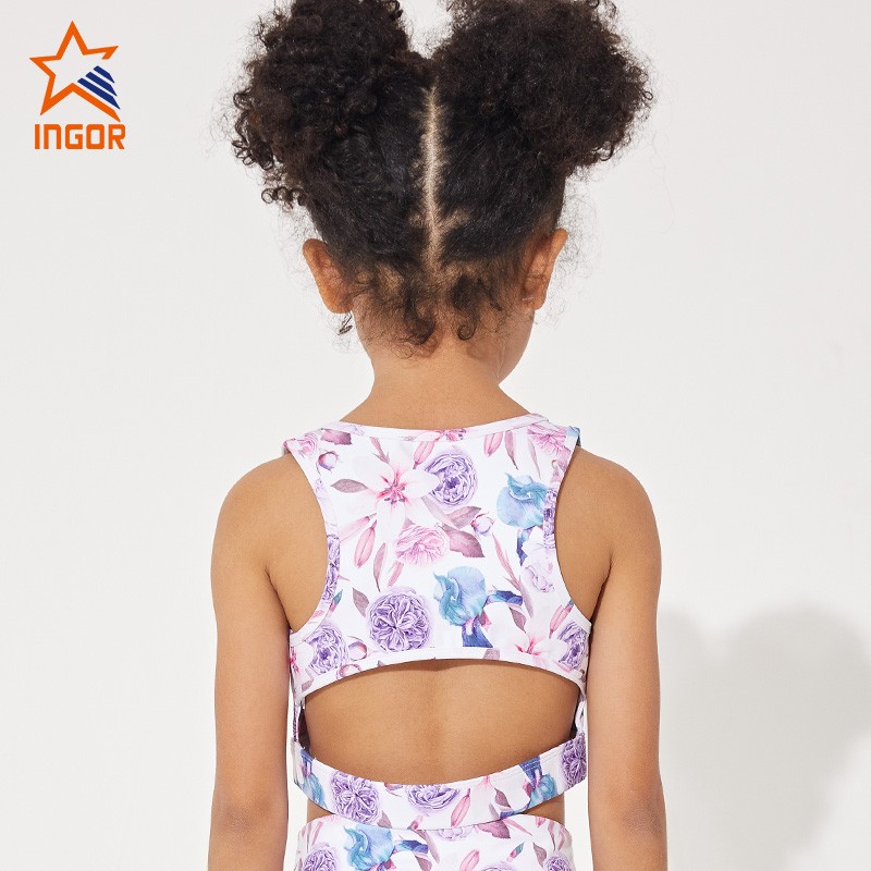 INGOR fitness exercise clothes for kids production for ladies-11