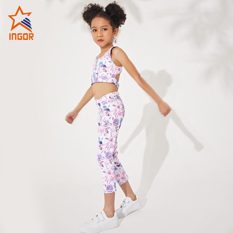 INGOR fitness exercise clothes for kids production for ladies-15