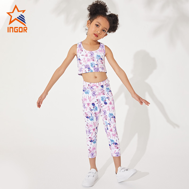 INGOR exercise pants for kids type at the gym-19