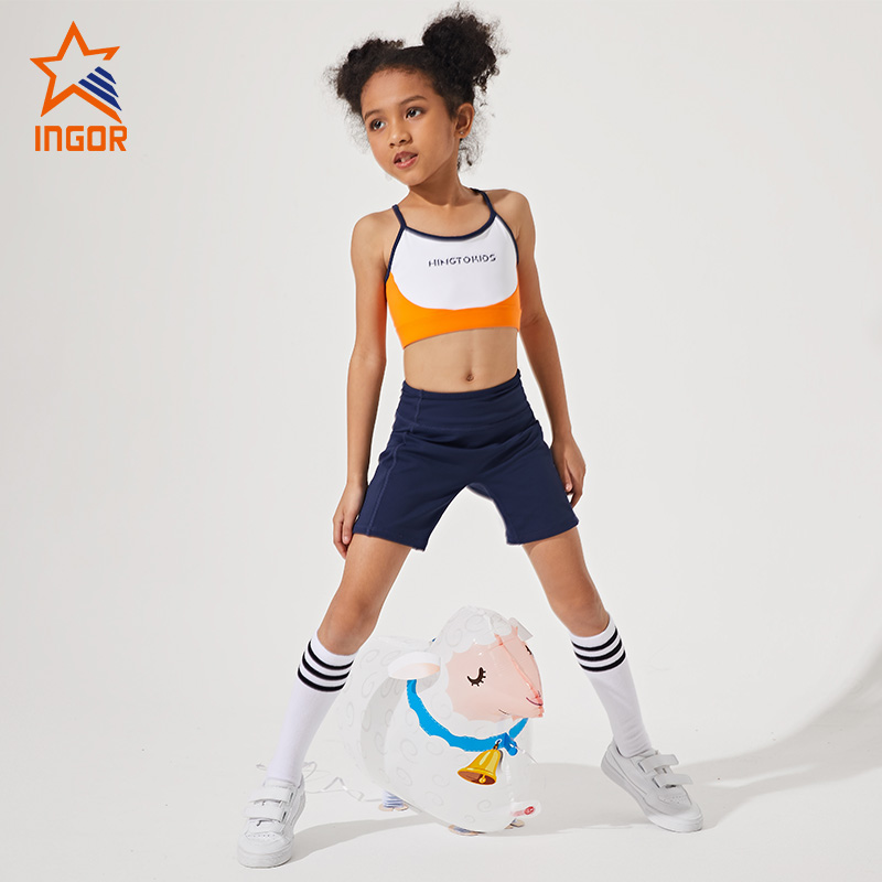 Ingorsports Wholesale Seamless Yoga Suit Kids Fitness Clothes