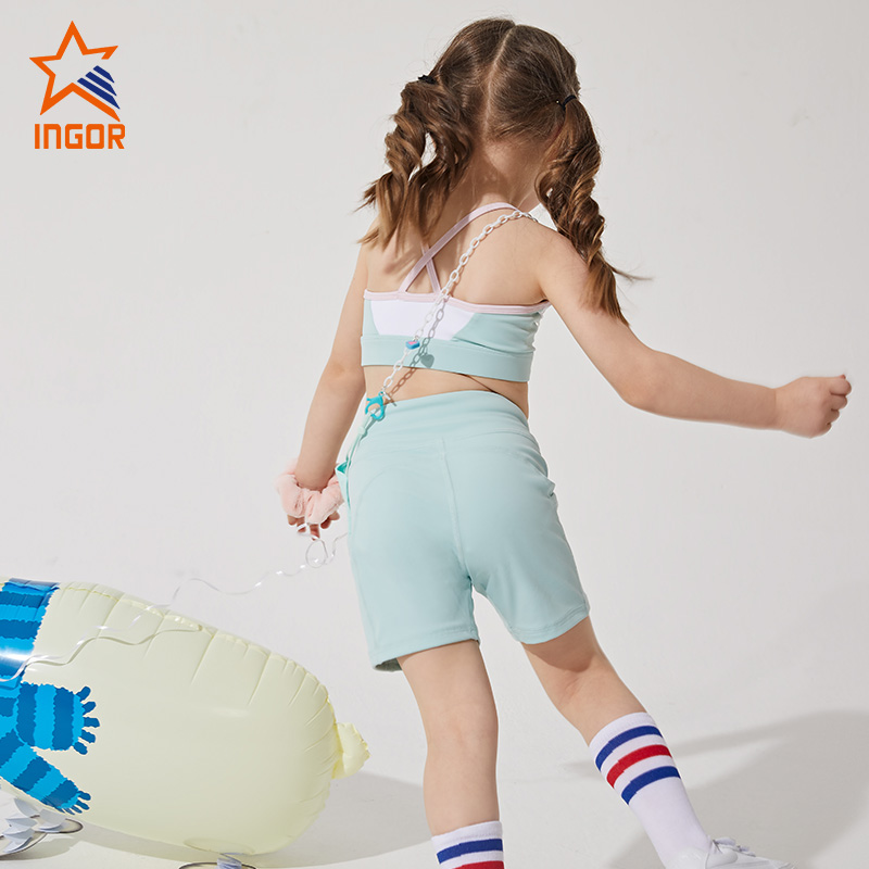 INGOR kids fitness clothes production for girls-3