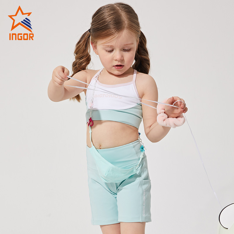 INGOR kids fitness clothes production for girls-5