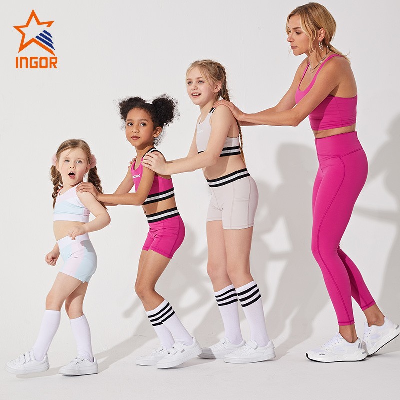 INGOR fitness kids workout clothes production-12