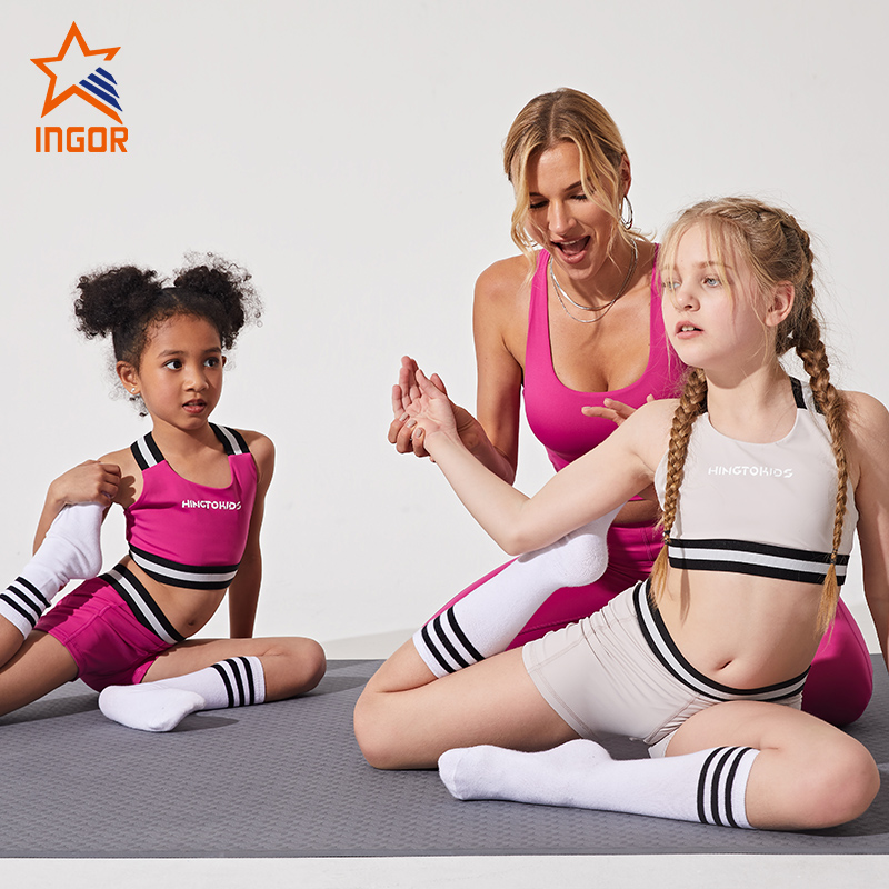 Professional Ingorsports Wholesale Kids Activewear Yoga Sets
