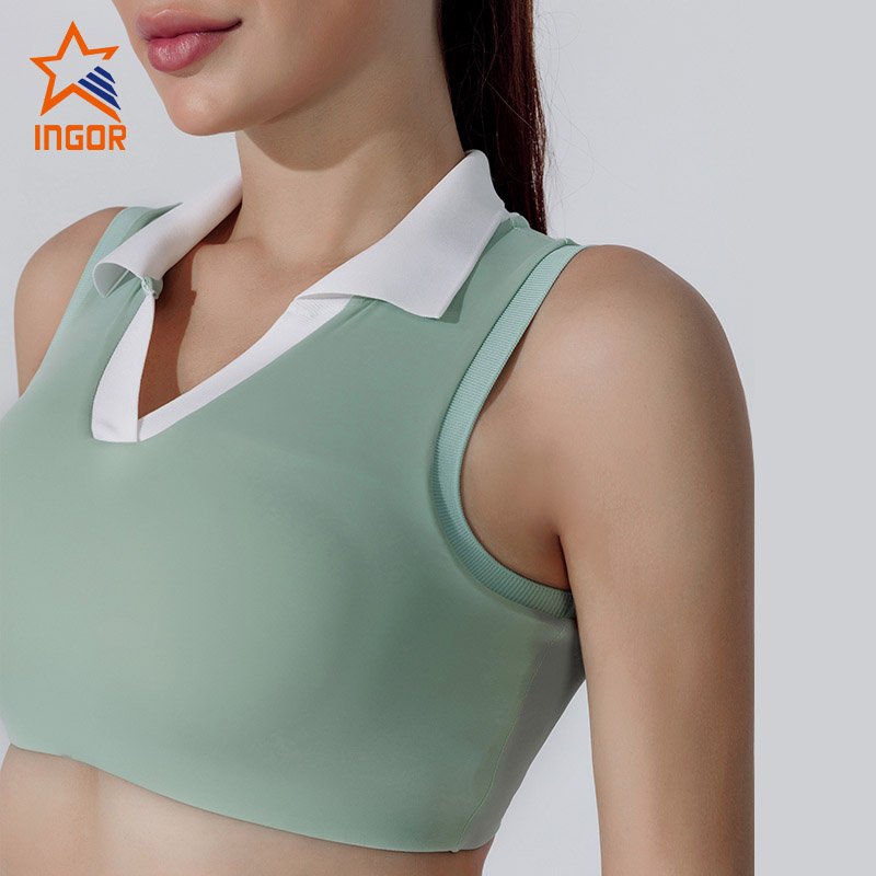 INGOR SPORTSWEAR soft cotton on sports bra with high quality for sport-1