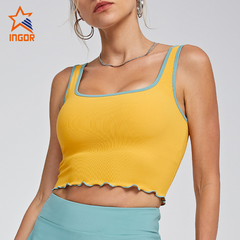 custom crop top bras yoga with high quality for ladies-1