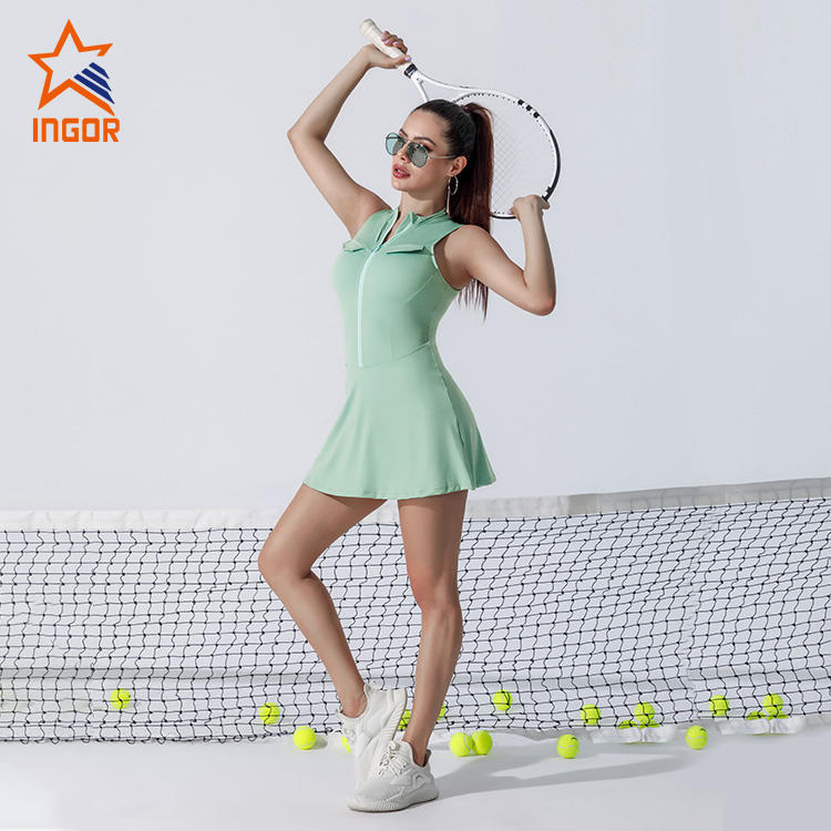 Ingorsports Workout Clothes Manufacturer Custom Tennis Suit Set Wear Sports Fitness Workout Wear