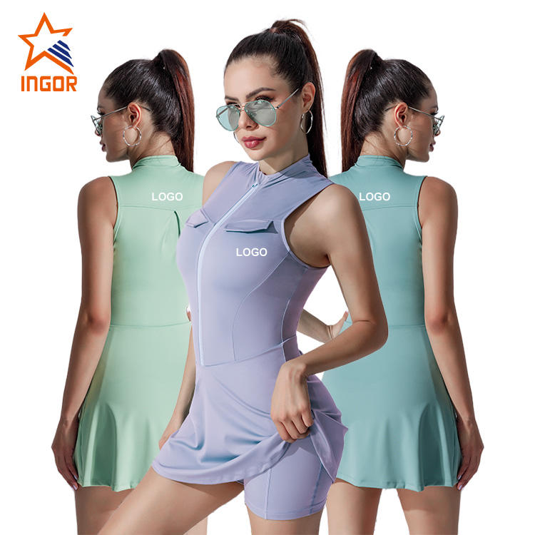Ingorsports Workout Clothes Manufacturer Custom Tennis Suit Set Wear Sports Fitness Workout Wear