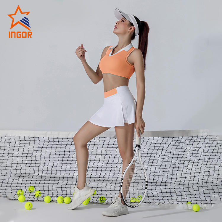 Ingorsports Custom Tennis Suit Set Fitness Outfit Apparel Wholesale Sports Wear Manufacturer