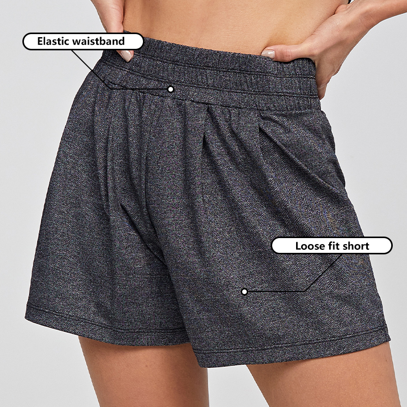 quality women's elastic waist shorts  womens wholesale for sportb