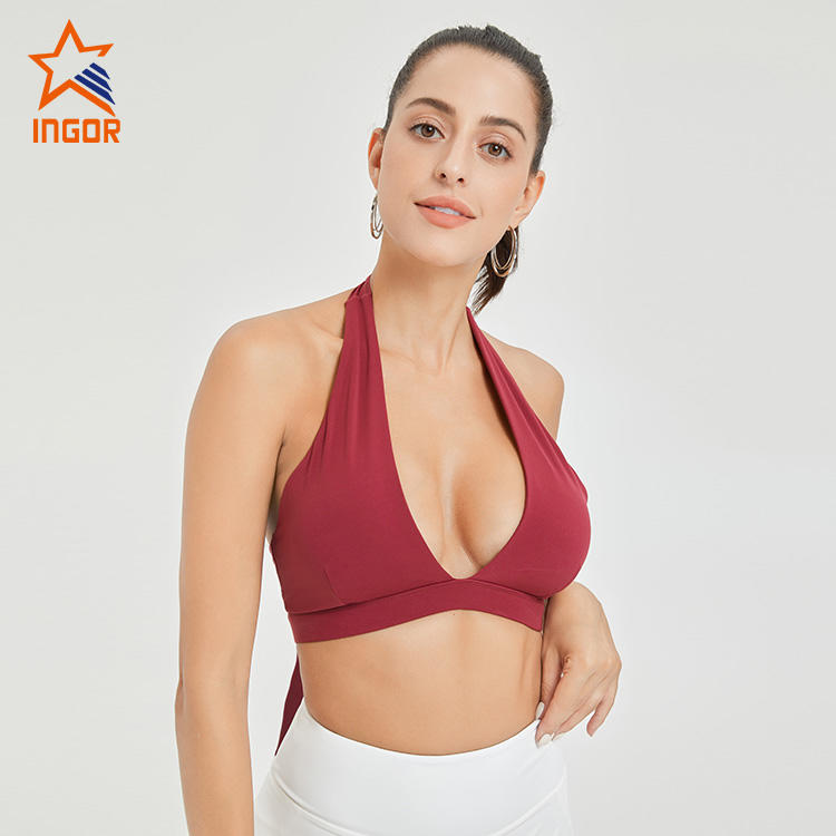 INGOR Sportswear Custom Women Workout Bras With Removable Padding