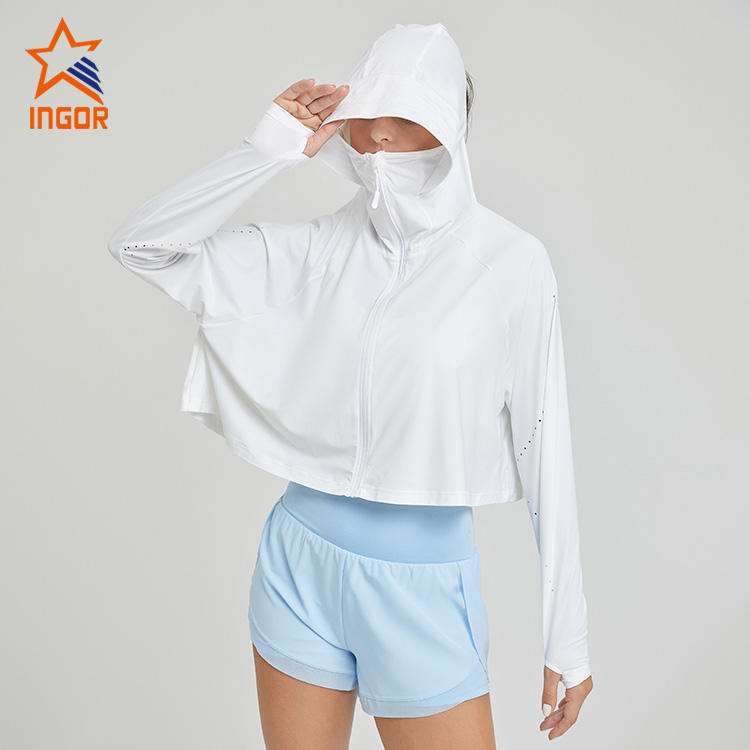 Ingor Sportswear Custom Women Apparel Sunscreen And UV50+ Light And Breathable