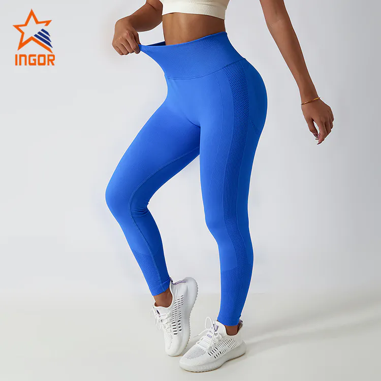 Ingorsports Leggings Wholesale Suppliers Women Seamless Yoga Sports Fitness Leggings