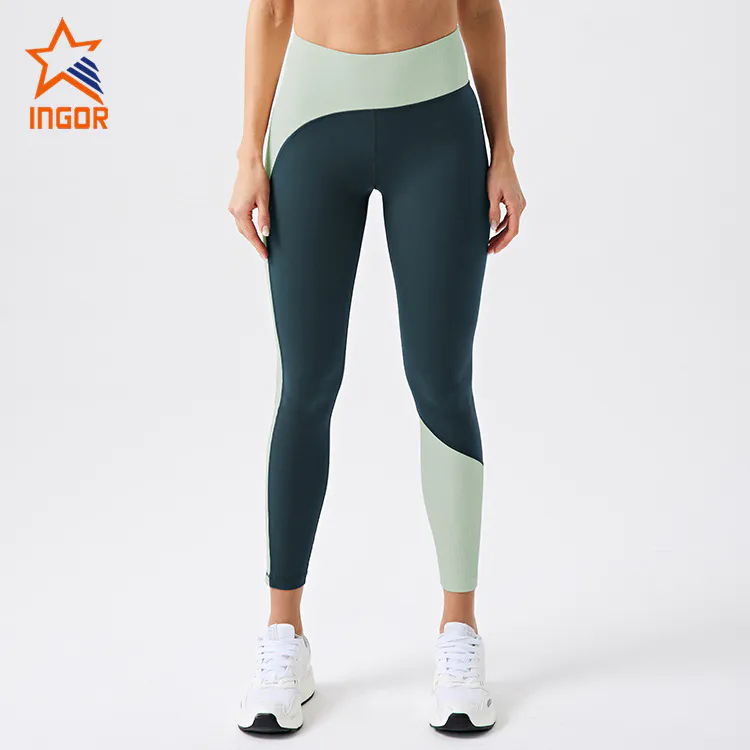 Ingorsports Activewear Custom Gym Apparel Manufacturers Sports Leggings with Recycled and Sustainable Fabric